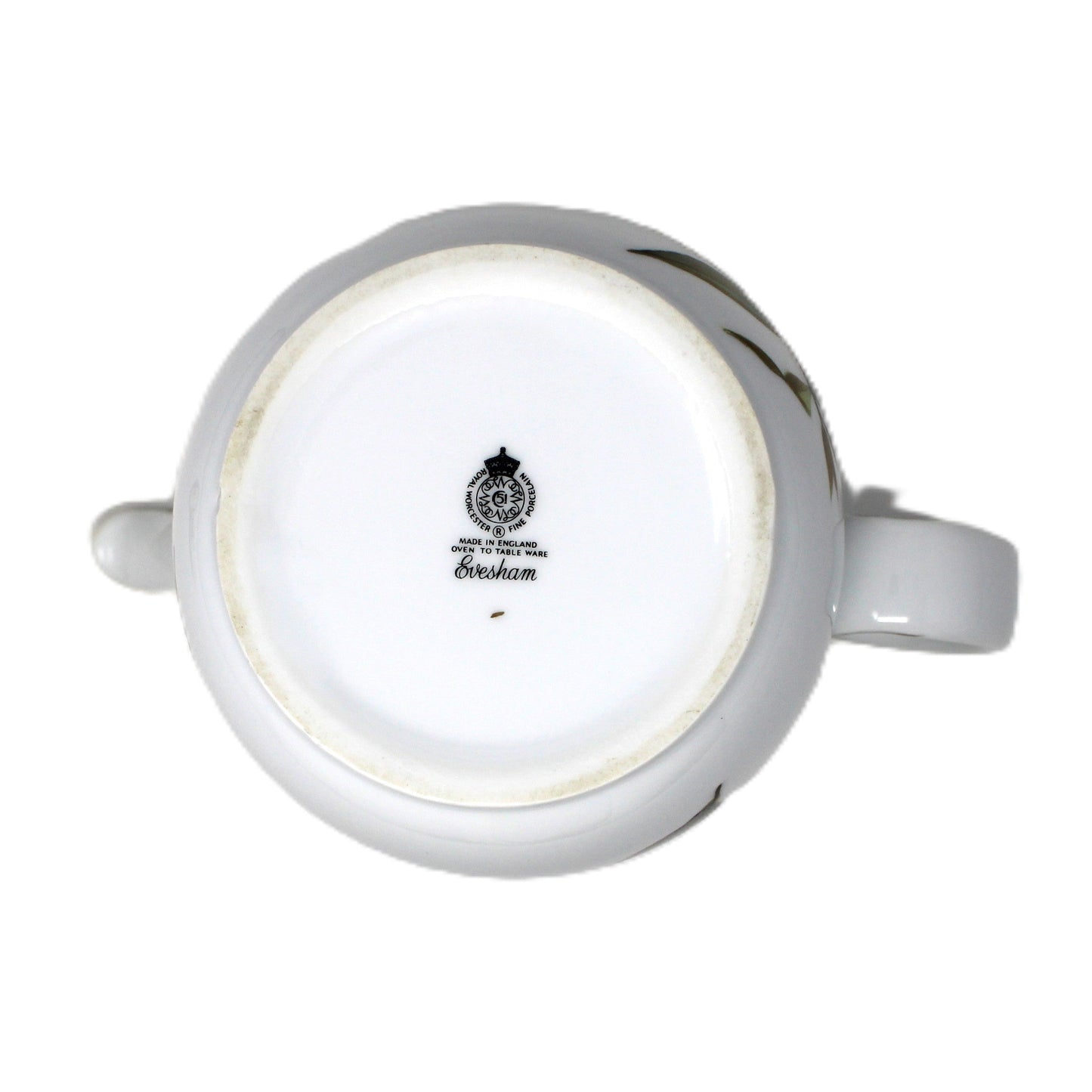 Coffee Pot, Royal Worcester, Evesham Gold, Plums & Peaches, Gold Rim, English Porcelain, Vintage 1961–2015