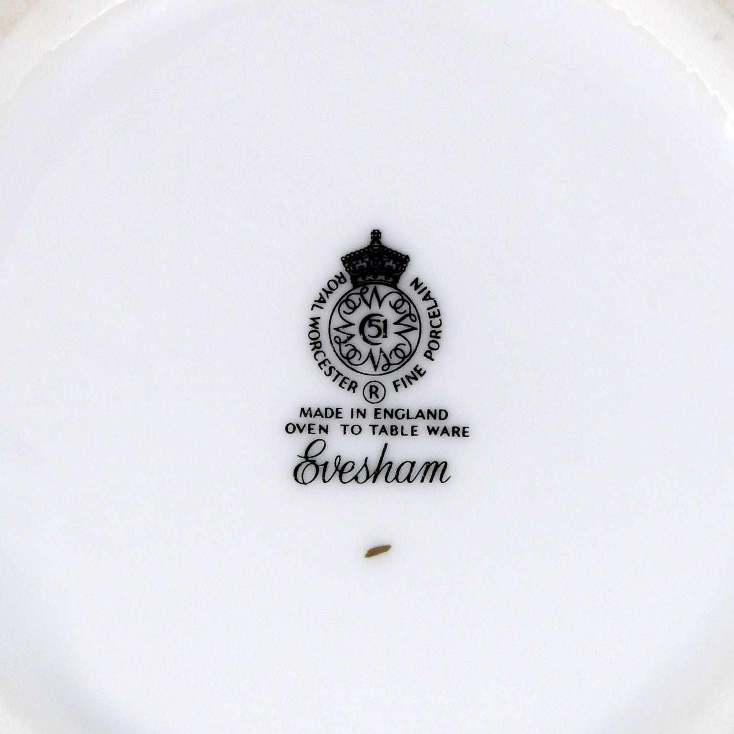 Coffee Pot, Royal Worcester, Evesham Gold, Plums & Peaches, Gold Rim, English Porcelain, Vintage 1961–2015