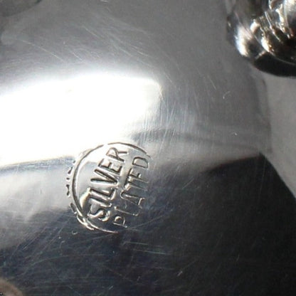 Pitcher, A. Cohen & Sons, Silverplate, Beverage Pitcher w/Ice Lip, Footed, Victorian Style, Vintage