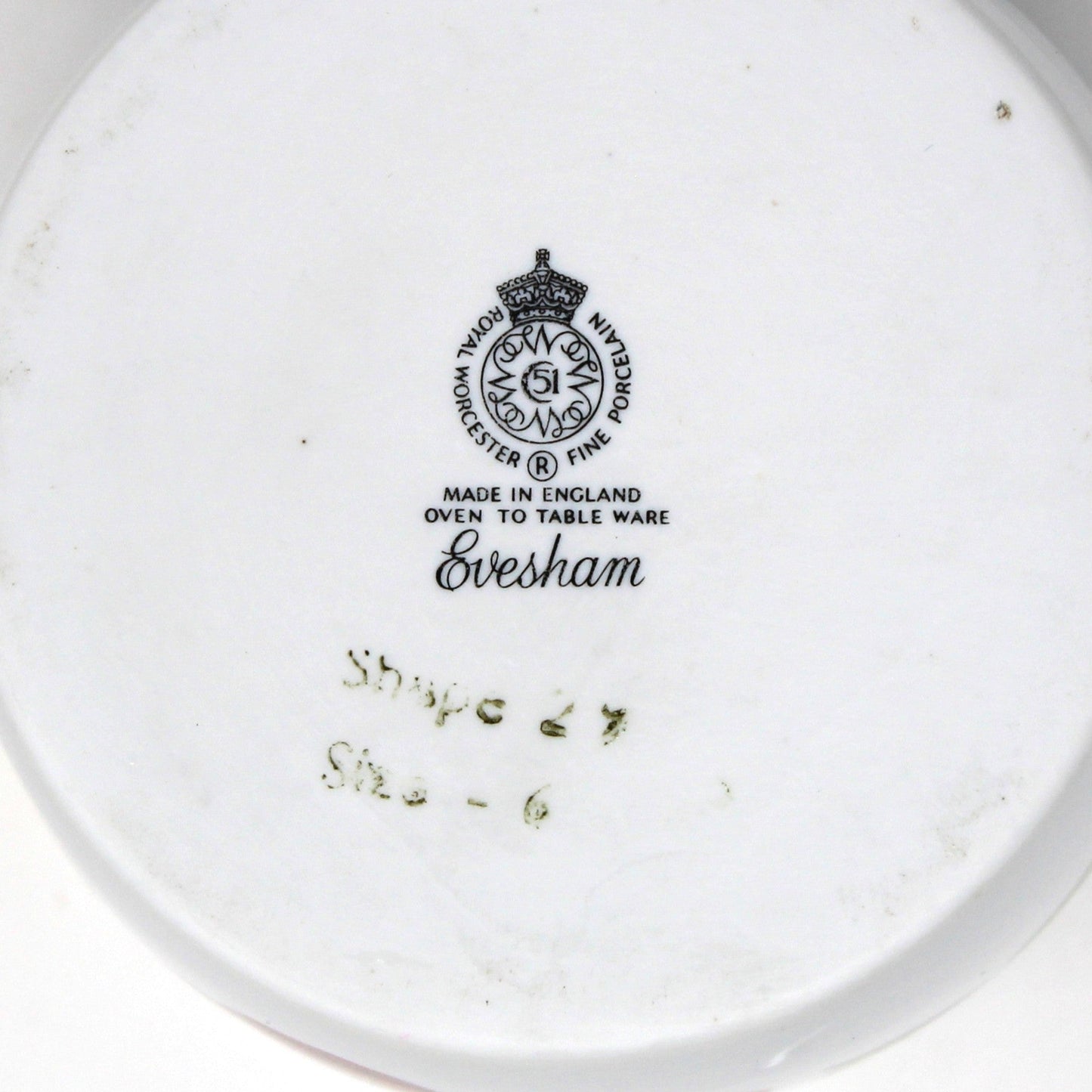 Condiment Jar, Royal Worcester, Evesham Gold, Marmalade, Jam / Jelly Pot with Lid, Vintage