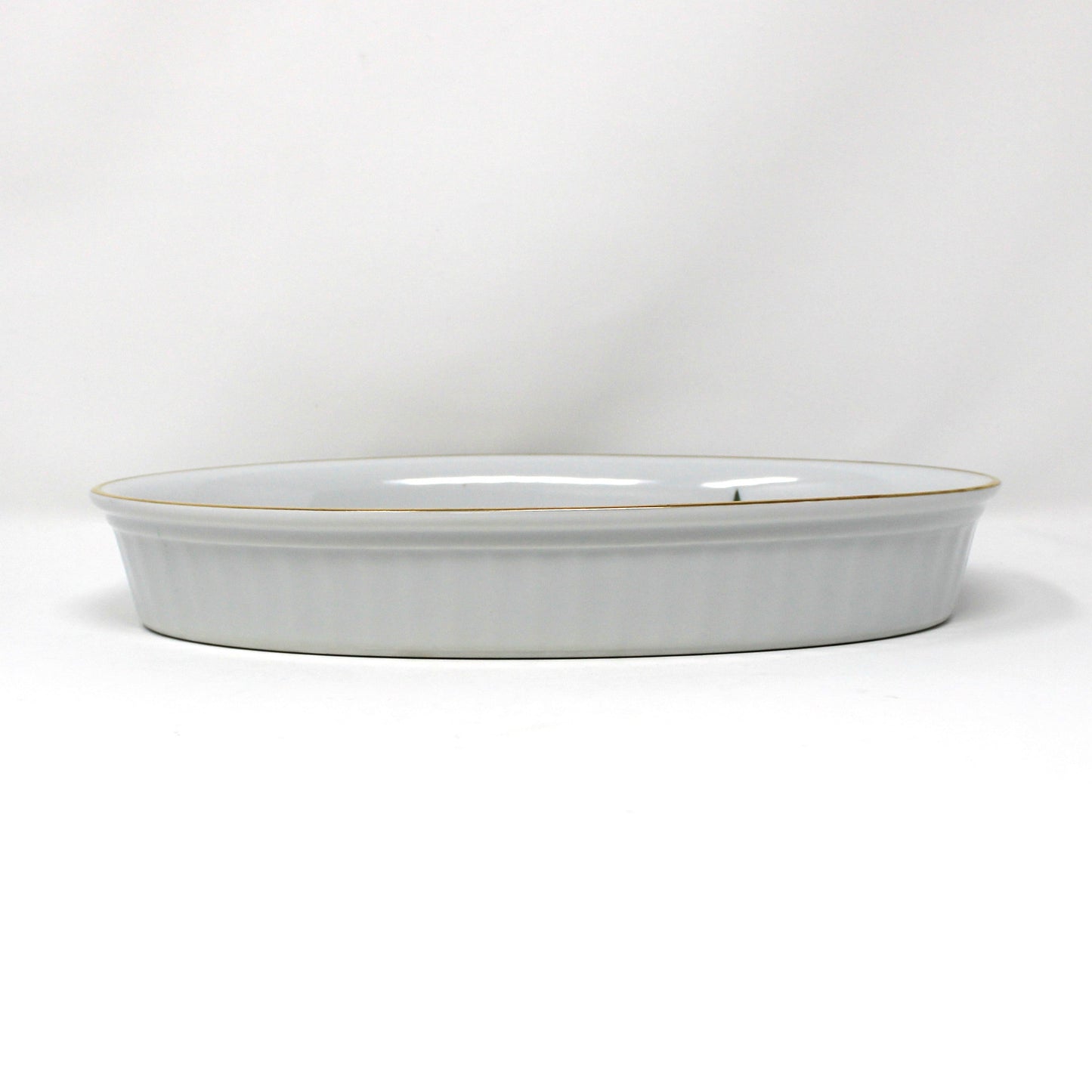 Oval Baker, Royal Worcester, Evesham Gold, English Porcelain, Asparagus, Oven to Table, Vintage 10"
