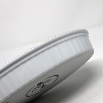Oval Baker, Royal Worcester, Evesham Gold, English Porcelain, Asparagus, Oven to Table, Vintage 10"