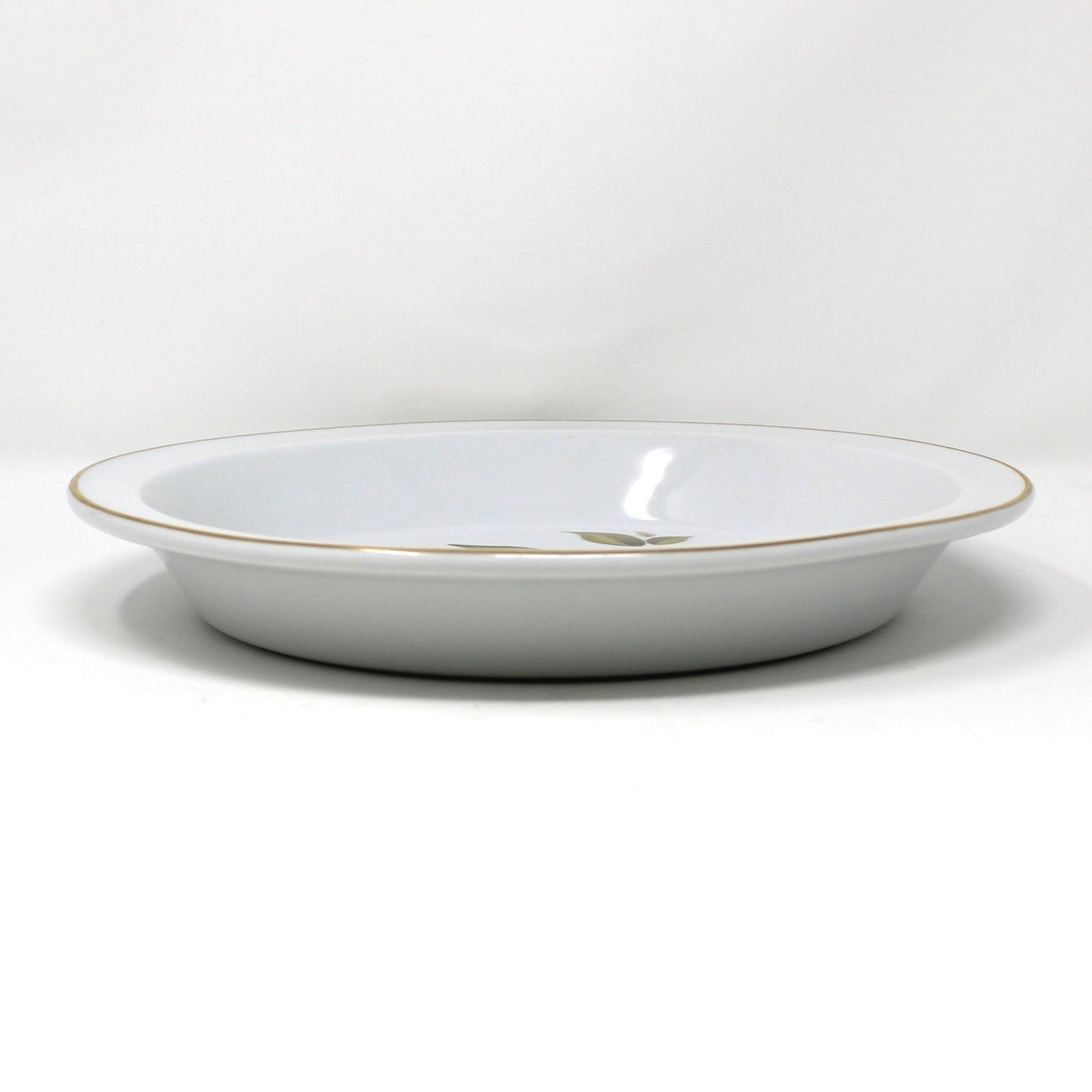 Pie Baker / Serving Plate, Royal Worcester, Evesham Gold, English Porcelain, Oven to Table, Vintage