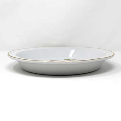 Pie Baker / Serving Plate, Royal Worcester, Evesham Gold, English Porcelain, Oven to Table, Vintage