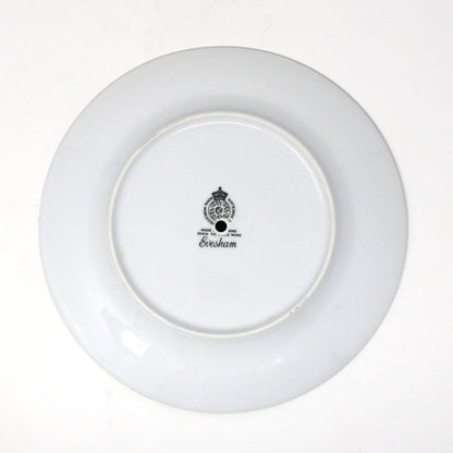 Sandwich Plate / Tidbit Tray, Two-Tier Server with Metal Handle, Royal Worcester, Evesham Gold, Vintage
