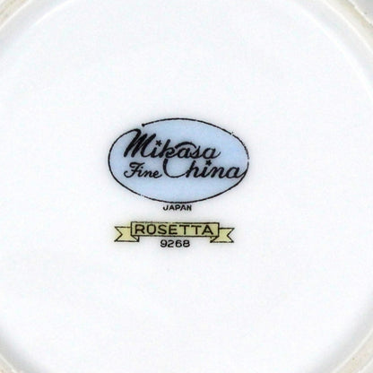 Saucers, Mikasa, Rosetta, Pink Roses, Vintage Japan