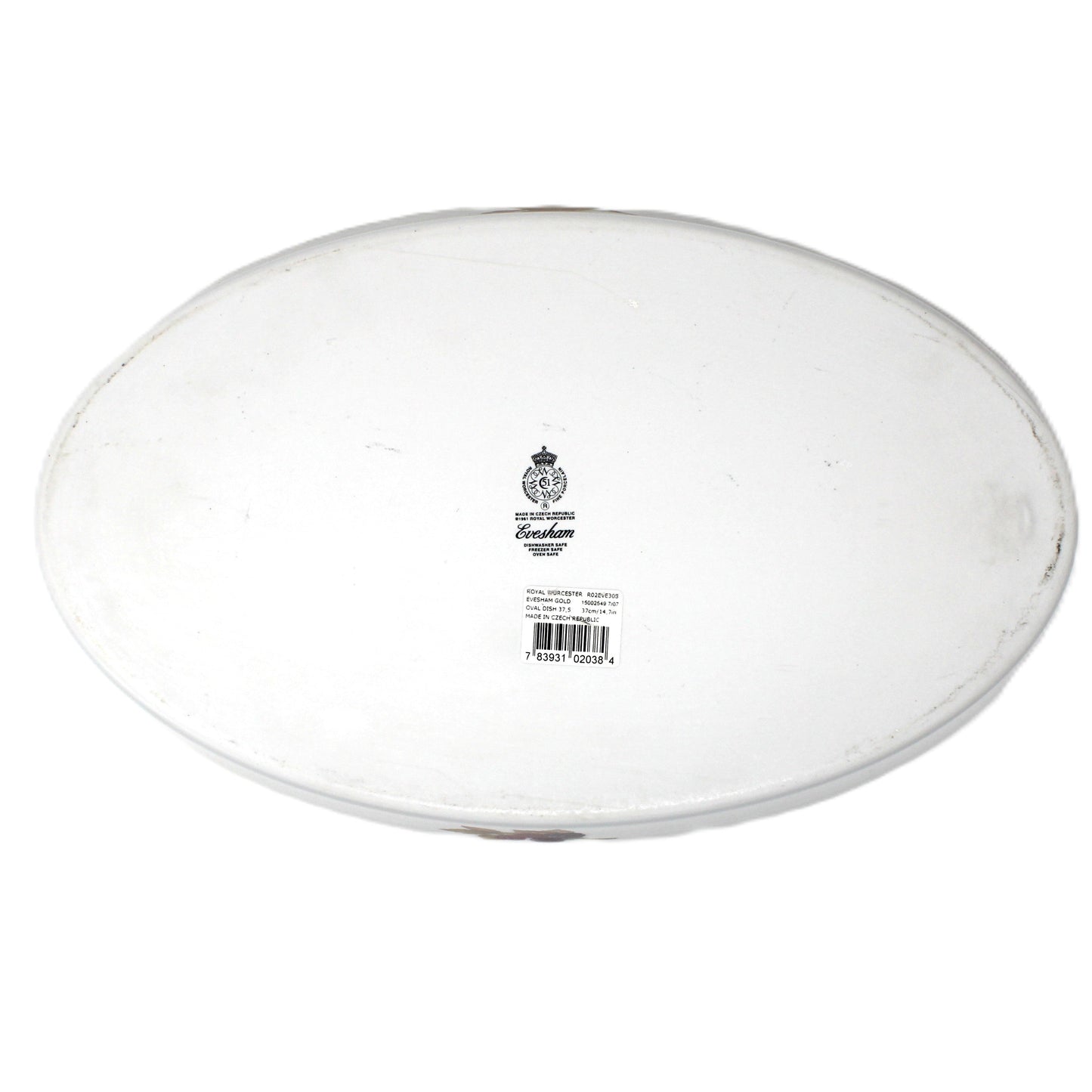 Oval Baker, Royal Worcester, Evesham Gold, Oven to Table Porcelain, Vintage 14"