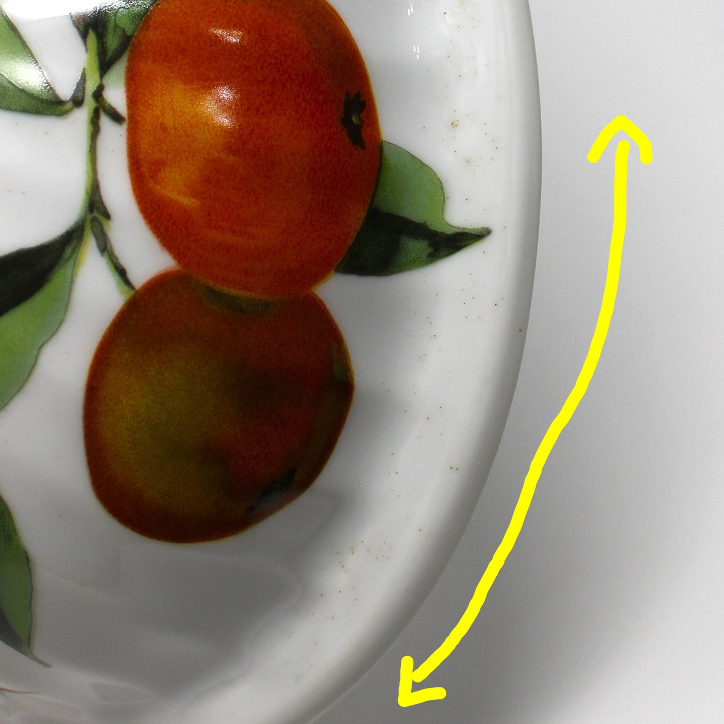 Casserole with Lid, Royal Worcester, Evesham Gold, 2 QT Oval, Pears, Ribbed, Vintage, 1961