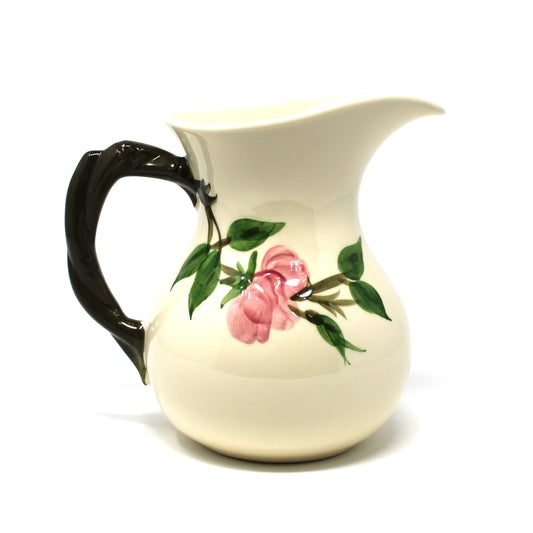 Pitcher, Franciscan, Desert Rose, Embossed, Hand Decorated, Vintage USA, Unmarked