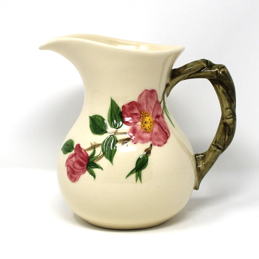 Pitcher, Franciscan, Desert Rose, Gladding McBean, Hand Decorated, Vintage USA, 1950's
