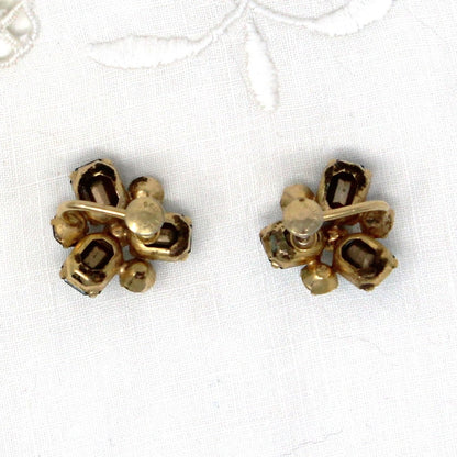 Brooch / Pin and Earrings Set, Scitarelli, Aquamarine Brooch & Earrings Demi Parure, Vintage
