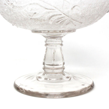 Compote, Campbell Jones & Co, Rose in Snow, Glass, Antique