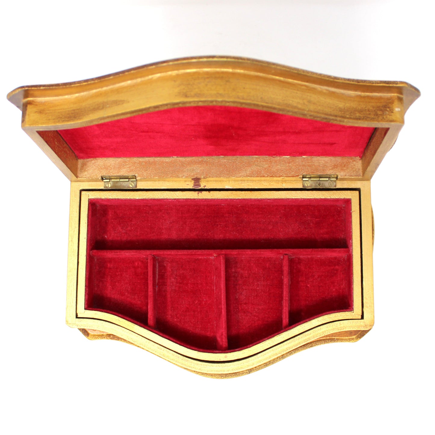 Box, Jewelry Box, Musical, Florentine Style, Victorian, Somewhere My Love, Vintage Japan