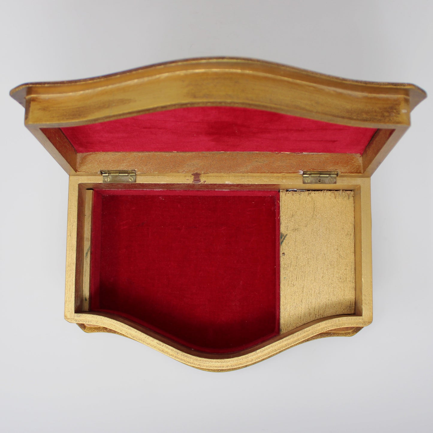Box, Jewelry Box, Musical, Florentine Style, Victorian, Somewhere My Love, Vintage Japan