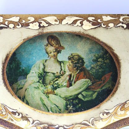 Box, Jewelry Box, Musical, Florentine Style, Victorian, Somewhere My Love, Vintage Japan