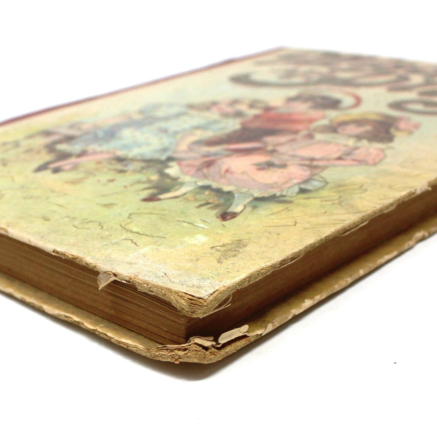 Children's Book, Antique, Mischief and Play, W. B. Conkey Company, 1899