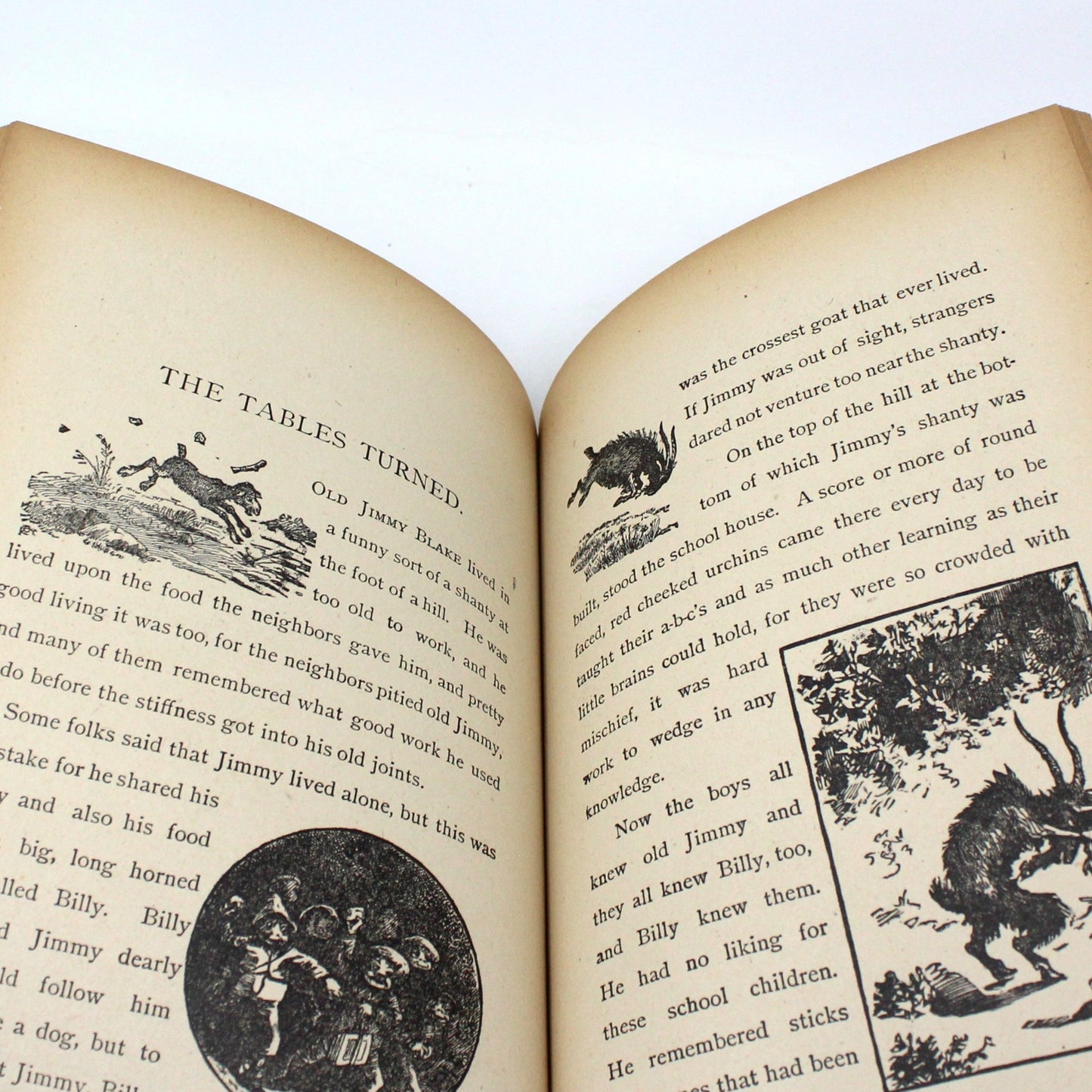 Children's Book, Antique, Mischief and Play, W. B. Conkey Company, 1899