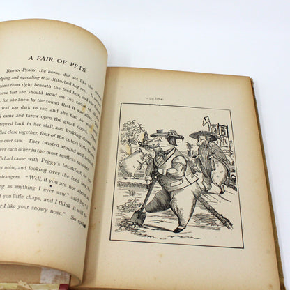 Children's Book, Antique, Mischief and Play, W. B. Conkey Company, 1899