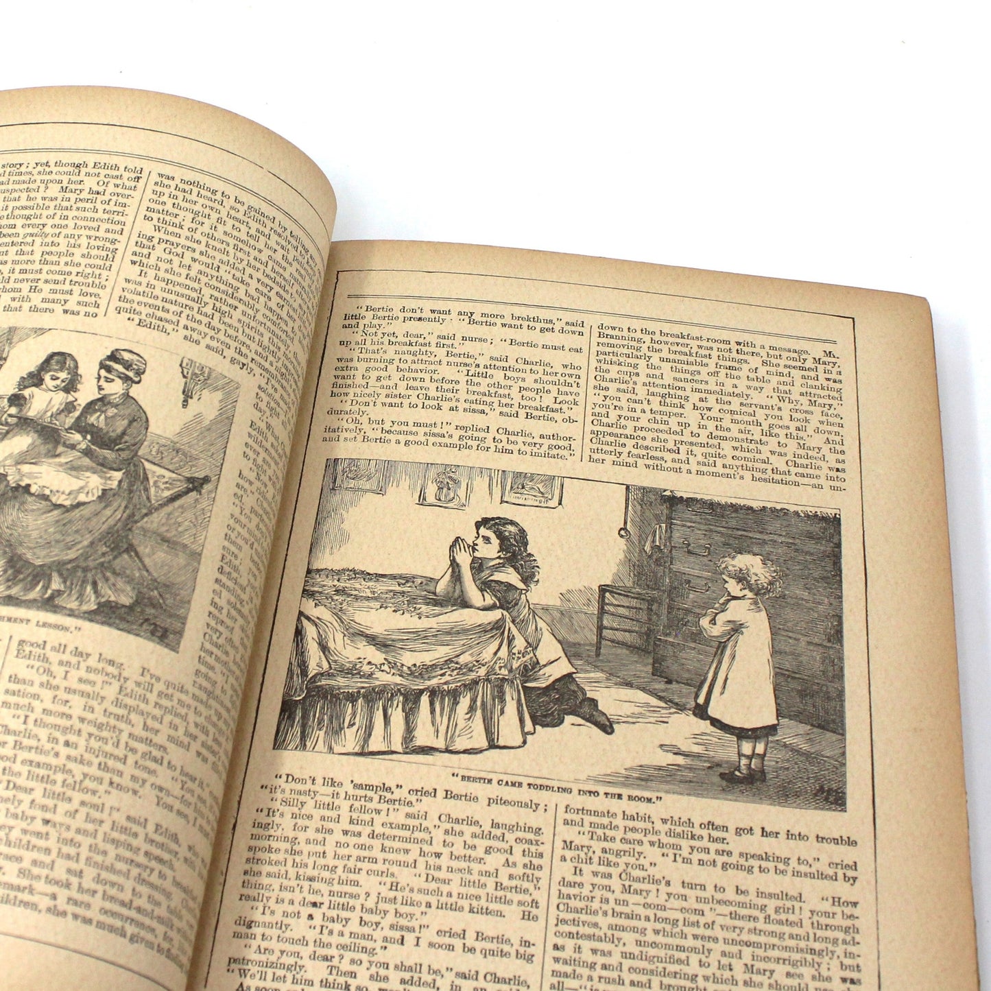 Children's Book, Antique, Chatter, De Wolfe Fiske & Co, 1891
