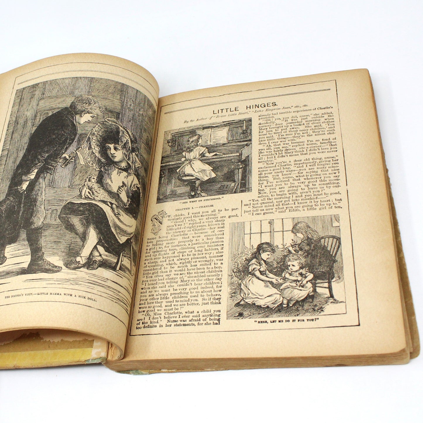Children's Book, Antique, Chatter, De Wolfe Fiske & Co, 1891