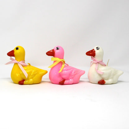 Candle, Figural Duck Shape, Never Used, Unburned, Vintage