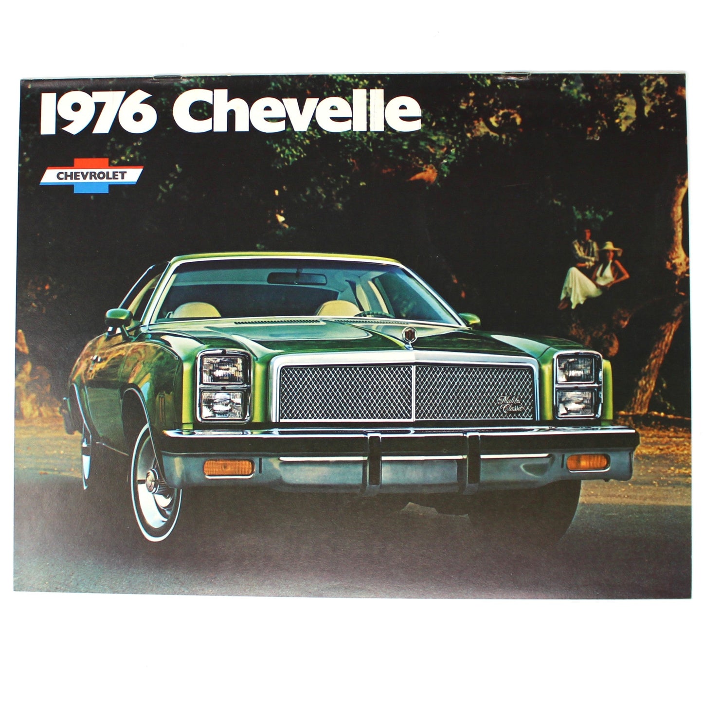 Brochure, Chevrolet 1976 Chevelle Dealer Sales Catalog, Malibu Classic Landau Laguna, NOS, USA, 1976