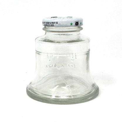 Jar, Liberty Olives Glass Jar with Lid, Liberty Bell Shaped Jar, Vintage