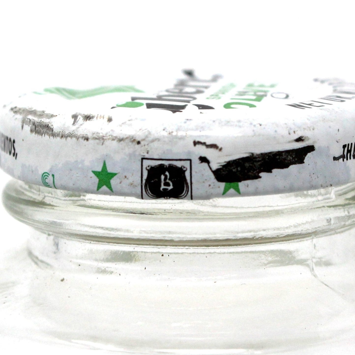 Jar, Liberty Olives Glass Jar with Lid, Liberty Bell Shaped Jar, Vintage