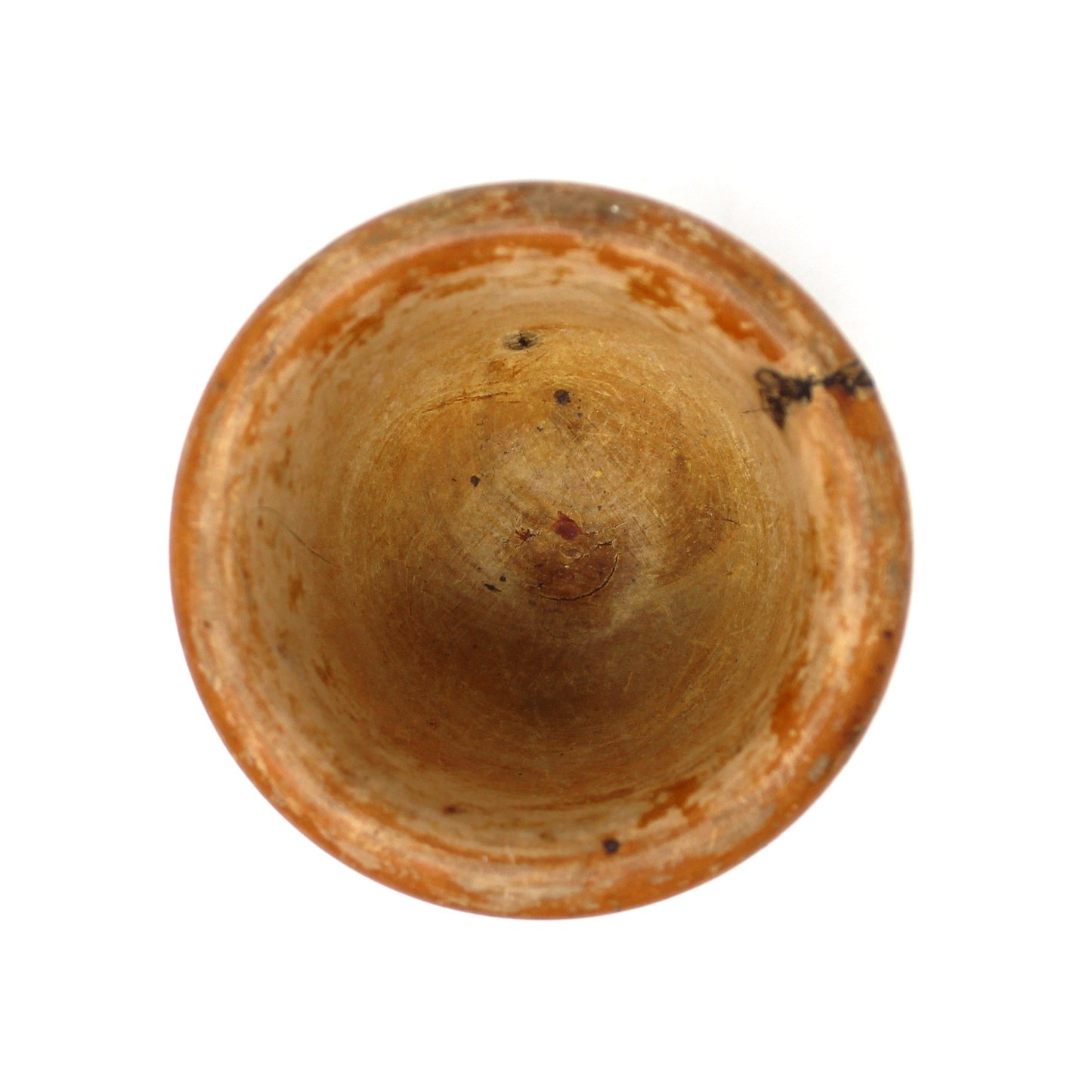 Mortar, Hand Turned Hardwood, Domed Foot, Carved Rings, Puerto Rican Artisan, Rustic Patina, Vintage, 1930s-1940s
