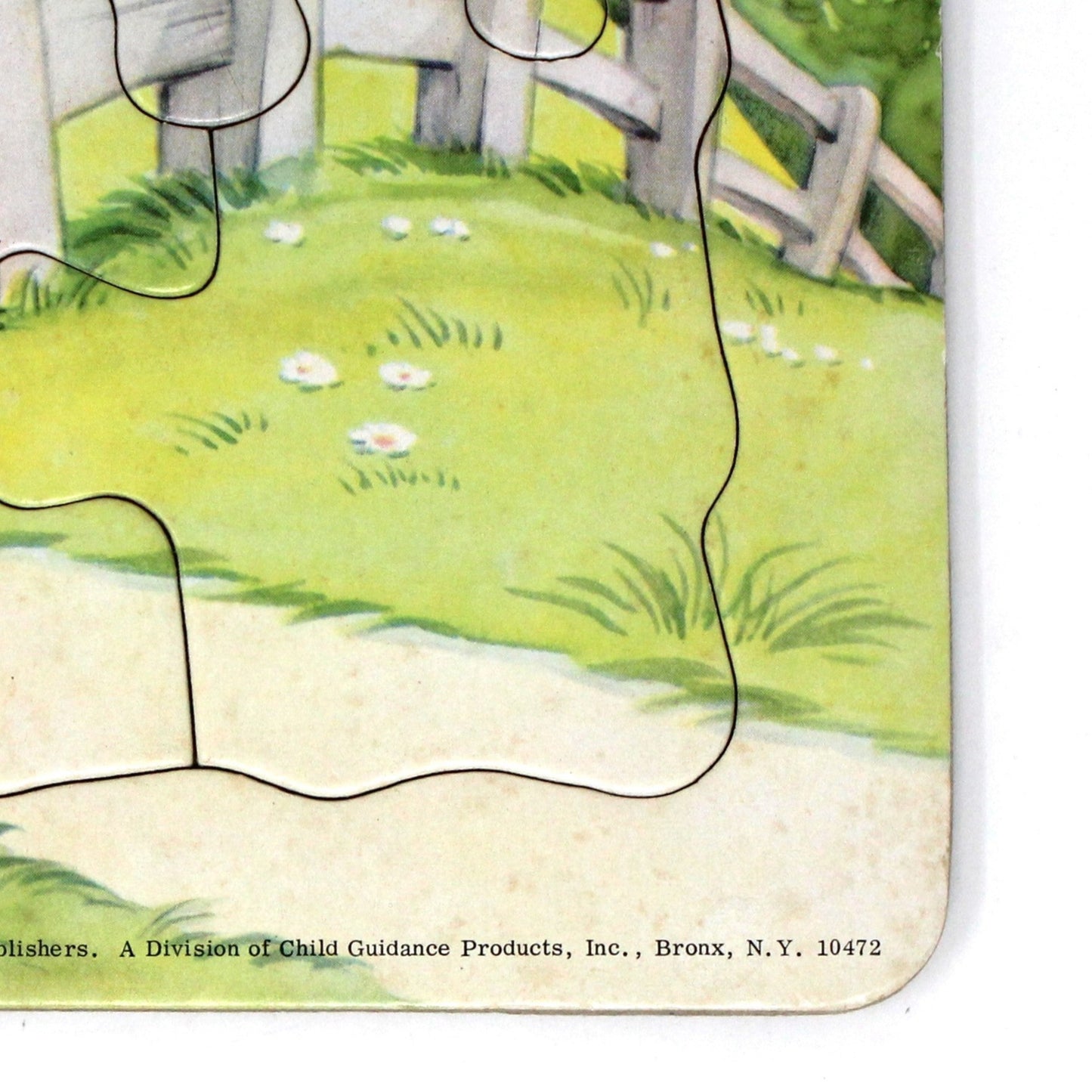 Puzzle, Platt & Munk Co, Nursery Rhyme, Little Bo-Peep Has Lost Her Sheep, Vintage 1952