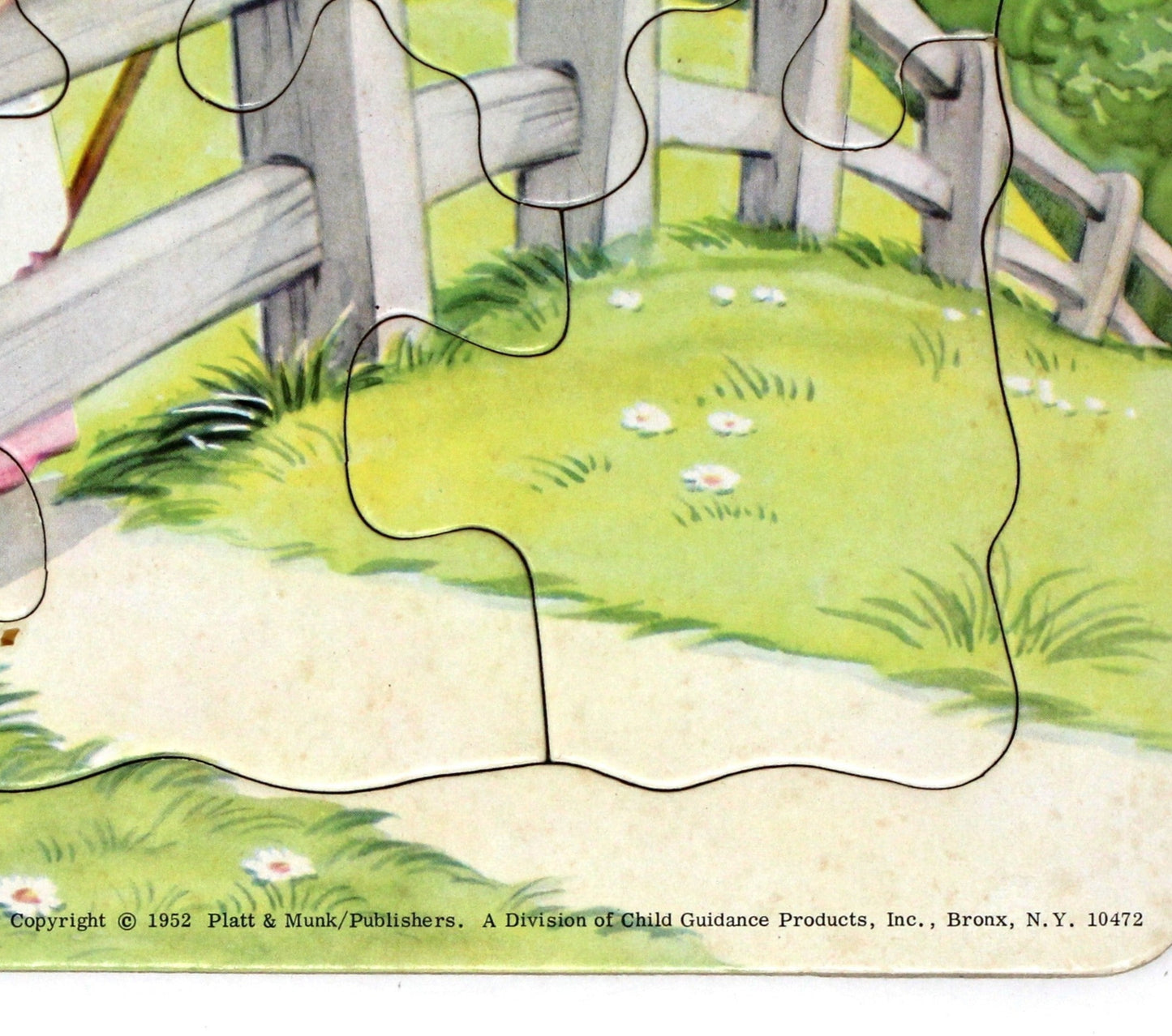 Puzzle, Platt & Munk Co, Nursery Rhyme, Little Bo-Peep Has Lost Her Sheep, Vintage 1952