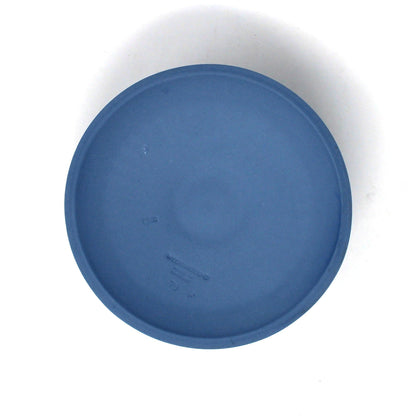 Candle Holder, Wedgwood, Blue Jasperware, Acorn and Oak Leaf, Neoclassical, 1978, Made in England