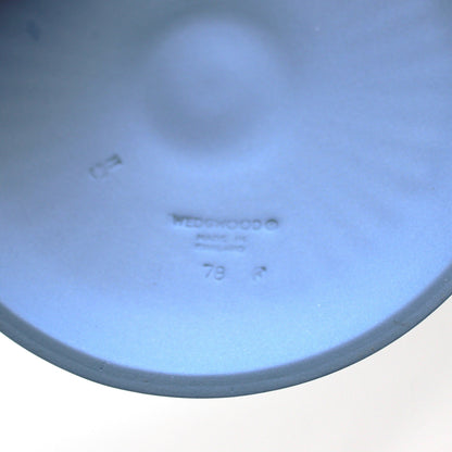 Candle Holder, Wedgwood, Blue Jasperware, Acorn and Oak Leaf, Neoclassical, 1978, Made in England