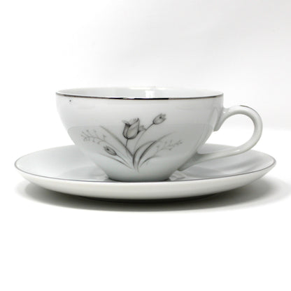 Tea Set, Teapot, Cups and Saucers, Creative, Royal Elegance Pattern, Mid Century Japan, 9 Pcs, Vintage