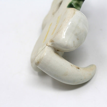 Hooks, Strawberry & Onions Wall Hooks, Set of 2, Ceramic, Vintage