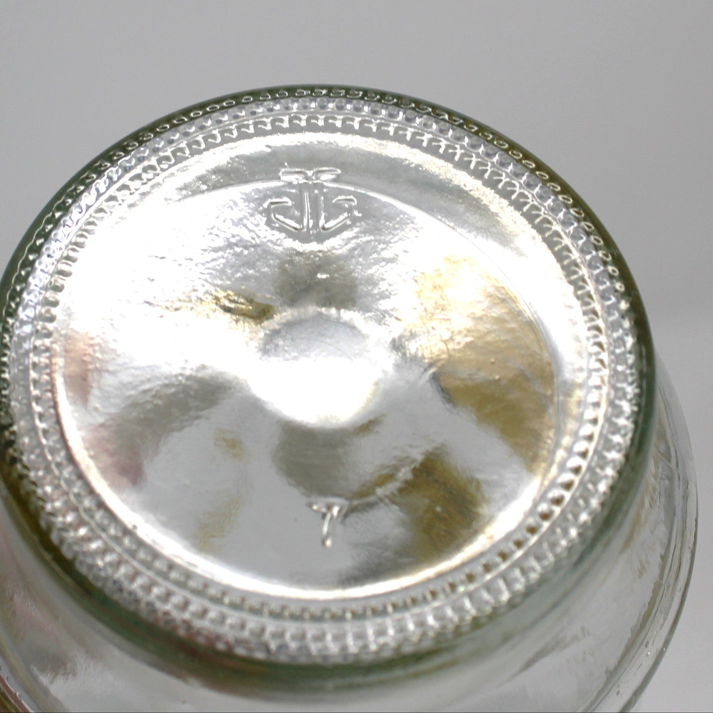 Glasses / Tumblers, Anchor Hocking, Bumble Bees & Beehives, Peanut Butter Jar Glasses, Set of 2, Made in USA, Vintage, 1980s
