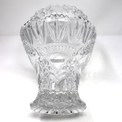 Basket, The Byrdes Collection, Lead Crystal Etched Bird, Hofbauer Crystal Germany, Vintage 1990