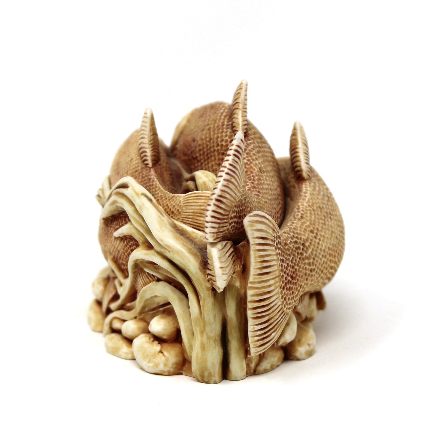 Trinket Box, Harmony Kingdom, "Journey Home," Salmon Swimming Upstream, Hand Carved, Peter Calvesbert, Made in England, 1991