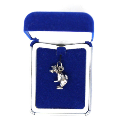 Charm, Disney, Sterling Silver Baloo Bear, Jungle Book Charm, Limited Edition Collectible, Vintage