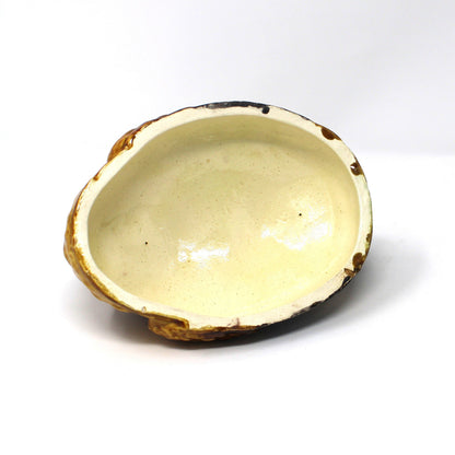 Hen in Nest, Bordallo Pinheiro, Majolica Ceramic Handmade, #922-A, Portugal, Vintage 1980s