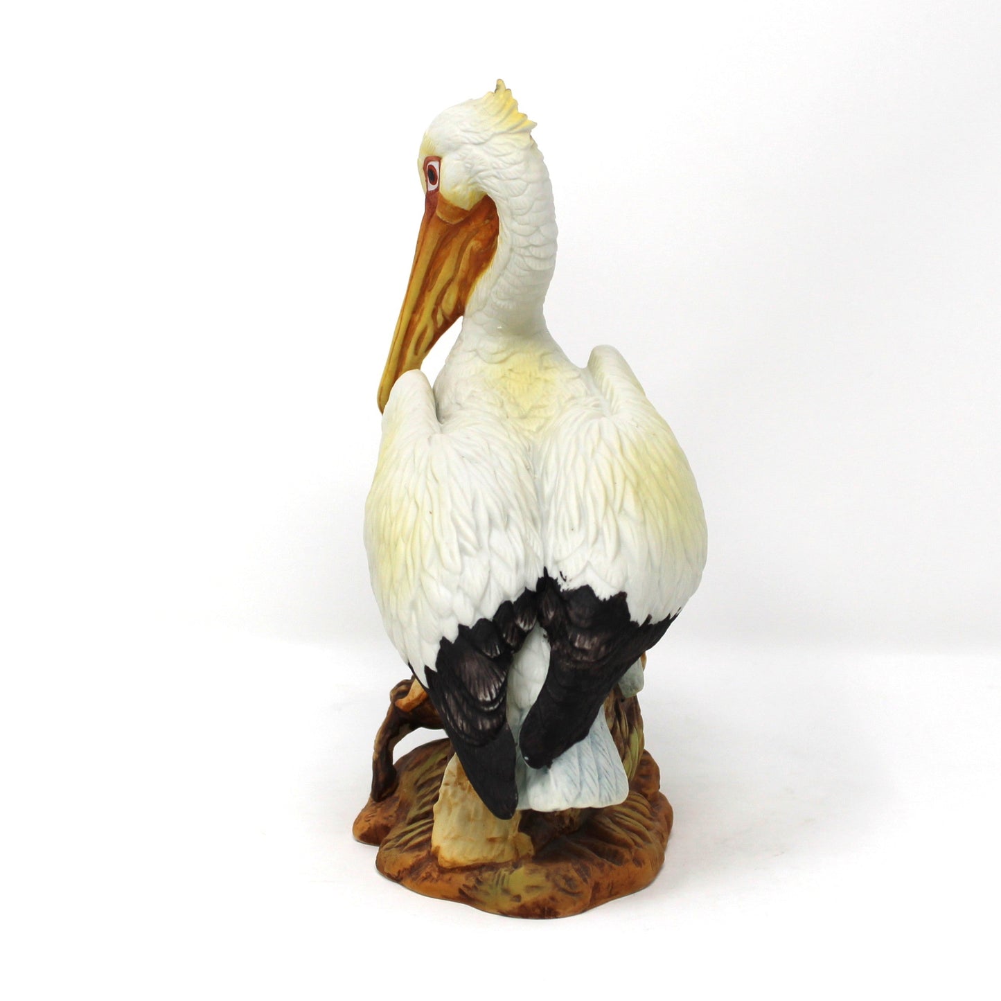 Figurines, Andrea by Sadek, White Pelican #6058, Birds & Country Legacy Collection, Vintage 1989