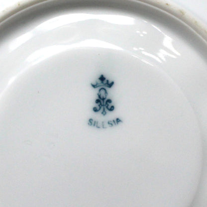 Saucers, Hermann Ohme, Silesia Germany, Louis XVI, Antique, Set of 2