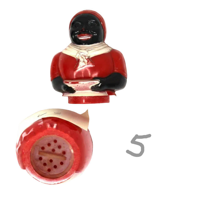 Paprika Shaker, Aunt Jemima Black Americana, F&F Mold & Die Works, Vintage 1949 — Good Condition