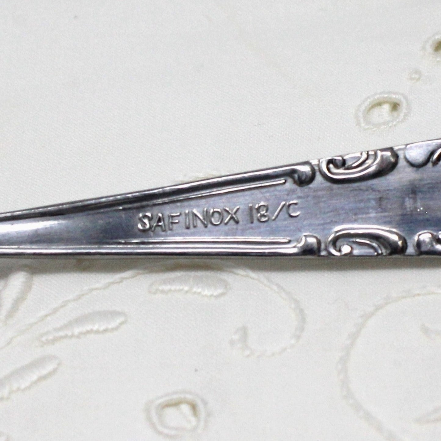 Sugar Spoon / Sugar Scoops, SAF INOX, Italy, Set of 2, Vintage