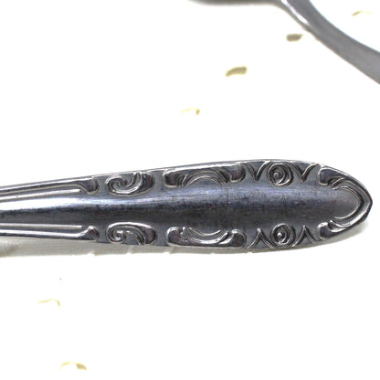 Sugar Spoon / Sugar Scoops, SAF INOX, Italy, Set of 2, Vintage