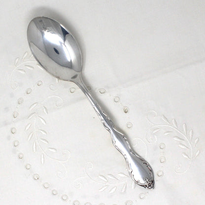 Serving Spoon, Wm Rogers, Silverplate, Camelot, Vintage 1964