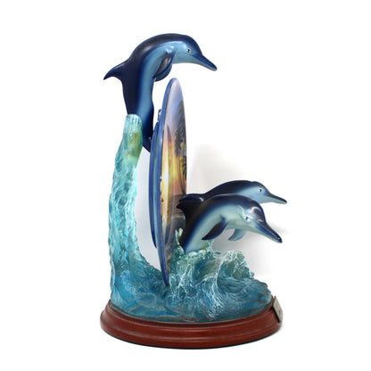 Figurine, Dolphin Majesty, Christian Riese Lassen, Paradise Discovery 1st Issue, Bradford Exchange, Vintage 2000