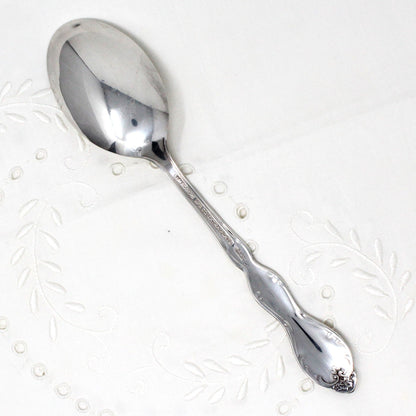Serving Spoon, Wm Rogers, Silverplate, Camelot, Vintage 1964