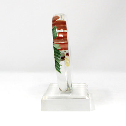 Sculpture, Carved Acrylic, Flight of the Hummingbird, Princeton Gallery, Vintage 1980s