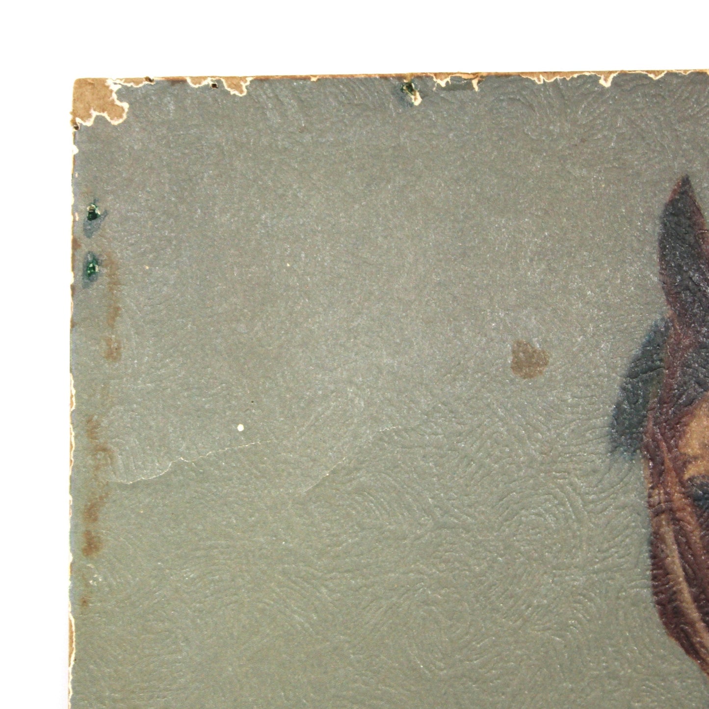 Print, Horse Mare & Foal Pastoral Scene, The Secret by C.W. Anderson, Textured Litho Board, Signed, Vintage 1951